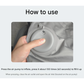 Grey Ultralight Inflatable Lumbar Support Pillow - Portable Ergonomic Back Cushion for Travel, Office & Car