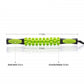 Green Deep Tissue Massage Roller Stick for Muscle Soreness & Recovery - Portable Fascia Release Tool