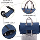 Black 45L Garment Duffel Bag - Men&