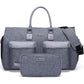 Grey 45L Garment Duffel Bag - Men&