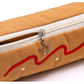 Coffee Vibrant Color Block Pencil Case - Large Capacity Stationery Organizer for School & Office