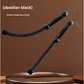 Black Heavy Cordless Battle Rope - Portable Weighted Fitness Rope for Home Gym Strength & Cardio Training