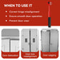 Heavy-Duty 4-in-1 Door Hinge Adjustment Tool - Wrench for Aligning & Lifting Sagging Doors