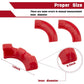 60PCS Red 90-Degree Plant Bender Clips for Low-Stress Training (LST) - Reusable Stem & Branch Trainer for Increased Yields