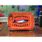 Orange Quirky Sardine Tin Novelty Clutch - Fun PU Leather Makeup & Accessory Pouch
