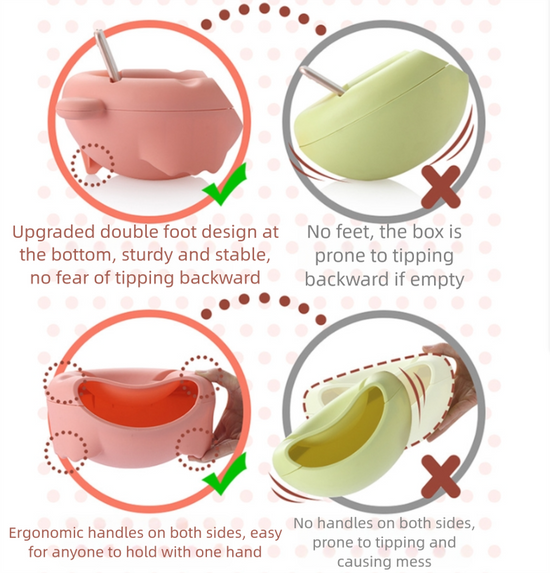 Black-white Creative Lazy Snack Bowl with Phone Holder - Dual-Layer Dish for Nuts & Seeds