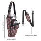 White Insulated Tumbler Carrier Pouch with Adjustable Strap & Pocket