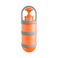 Orange and grey Hygienic Portable Dog Pooper Scooper with Integrated Bag Dispenser - Effortless Pet Waste Cleanup