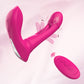 Pink  Wearable Vibrating Stimulator with Remote - Dual-Action Couples&