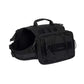 Black Durable Dog Saddle Bag Harness for Outdoor Adventures