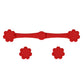 4piece Red small flower Magnetic Silicone Clips - Food-Grade High-Temperature Air Fryer Paper Liner Holders