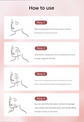 Pink New Cat Claw Eye Massager - Microcurrent Vibrating Eye Serum Device