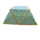 3 piece Green Foldable Raised Garden Bed Cover - Vegetable Plant Protector(80 x 34 x 35 cm)