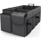 Black Car Trunk Storage Box - Foldable Organizer
