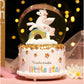 Enchanting Unicorn Snow Globe Music Box - Magical Starry Sky Musical Gift for Girls
