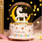 Enchanting Unicorn Snow Globe Music Box - Magical Starry Sky Musical Gift for Girls