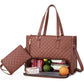 Brown Insulated Lunch Bag and Laptop Cooler - Perfect for Keeping Food Fresh
