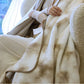 Coffee color Luxury Mink Velvet Ink Print Blanket - High-Quality Warmth for Your Home(150*200cm)