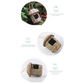 3-Piece Handcrafted Natural Grass Bird Nest - Eco-Friendly Pet Garden Decor(13*8cm)