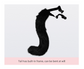 Dark grey Halloween Furry Fox Costume Set - Plush Mask, Ears Headband, Tail, and Paws for Cosplay