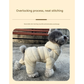 Turmeric Warm Puffer Dog Coat - Waterproof Four-Legged Winter Jumpsuit for Small Dogs
