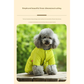 Turmeric Warm Puffer Dog Coat - Waterproof Four-Legged Winter Jumpsuit for Small Dogs