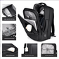 Green Expandable Business Laptop Backpack with USB Charging Port - Large Capacity Work & Travel Bag for 15.6 Inch Laptops