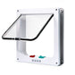 Secure 4-Way Locking Pet Door for Cats & Small Dogs - Easy Access Flap for Doors, Walls & Glass(Size L)