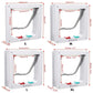 Secure 4-Way Locking Pet Door for Cats & Small Dogs - Easy Access Flap for Doors, Walls & Glass(Size L)