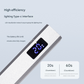 Purple Handheld UV LED Nail Curing Pen - Portable USB-C Rechargeable Light for Fast-Drying Gel Polish & Nail Art