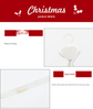 Festive Climbing Santa LED Ladder Light - USB Powered Outdoor Christmas Hanging Decoration with Remote(3m)