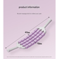 Pink Four-Row Bendable Massage Roller - Muscle Relaxation and Sensory Integration Training for Children
