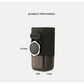White Portable Hand Press Espresso Machine - Compatible with Espresso Capsules and Ground Coffee for Home, Travel, and Outdoor Use