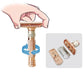 Bronze color Premium Adjustable Double Edge Safety Razor Kit - 8-Setting Precision Shave with Stand & 5 Blades