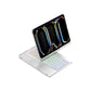 Rose gold Magic Keyboard Case for ipad Air6/Air7 11-inch, Bluetooth Keyboard with RGB Backlight & Precision Trackpad