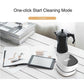 Red Rechargeable Cordless Mini Desktop Vacuum - Portable Handheld Cleaner for Desk, Keyboard, Crumb & Dust