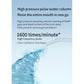 Pink Cordless Water Flosser & Oral Irrigator - Portable Teeth Cleaner with 3 Modes & 4 Jet Tips