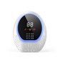 White Rechargeable Ozone & UV-C Air Purifier with Remote - Portable Odor Eliminator for Home, Pets & Closets