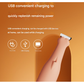 White Precision Pet Paw Trimmer - Waterproof & Rechargeable Grooming Clipper for Dog & Cat Paws, Eyes, and Ears