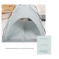 Green Premium Portable Pet Tent Bed with Cooling Mat - Breathable Foldable Outdoor Indoor Cat Dog House Shelter for Summer(Size: S)