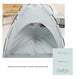 Green Premium Portable Pet Tent Bed with Cooling Mat - Breathable Foldable Outdoor Indoor Cat Dog House Shelter for Summer(Size: M)