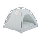Grey Premium Portable Pet Tent Bed with Cooling Mat - Breathable Foldable Outdoor Indoor Cat Dog House Shelter for Summer(Size: S)