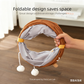 Grey Premium Soft Suede Cat Tunnel - Collapsible Play Tube with Peek-a-Boo Hole & Hanging Ball(1.2m)
