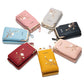 Dark pink Chic Embroidered Crossbody Phone Wallet - All-in-One Purse with Kiss-Lock Clasp