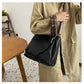 White Chic 2-Piece Tote Bag Set - Large Capacity Commuter Handbag with Wide Strap Crossbody Purse