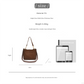 White Chic 2-Piece Tote Bag Set - Large Capacity Commuter Handbag with Wide Strap Crossbody Purse