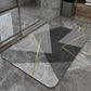 Golden and luxurious years Modern Absorbent Diatomaceous Earth Bath Mat - Quick Dry, Non-Slip, Soft Bathroom Floor Mat