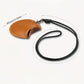 Grey Stylish Leather Earbud Pouch with Lanyard - Portable & Compact Coin Purse for Small Items