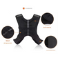 Black Gym Partner Weighted Vest - Adjustable & Reflective for Running, Training & Strength Building(8KG)