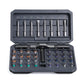 A 42-piece set Black Insulated Screwdriver Set - Multi-Bit Electrician&